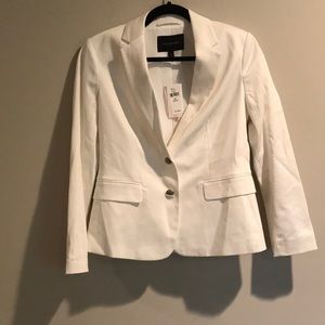 New Banana Republic white blazer